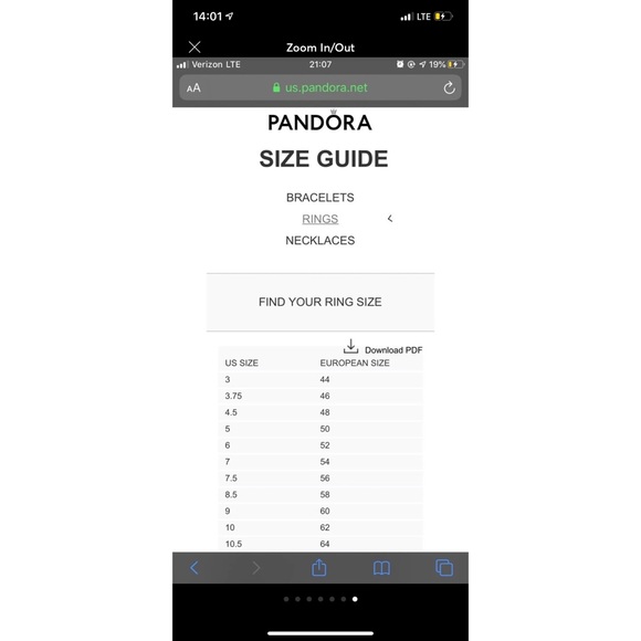 🚨SOLD🚨Pandora Luminous Hearts Ring - Picture 7 of 7